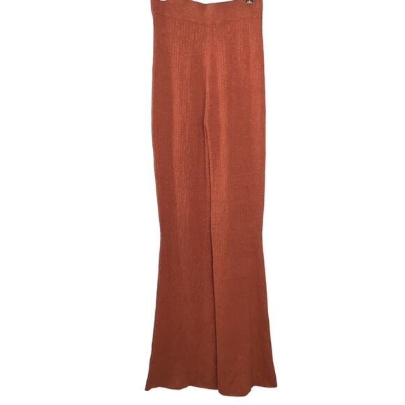 Ulla Johnson Mathilda pant long knit flare ribbed - Picture 1 of 7